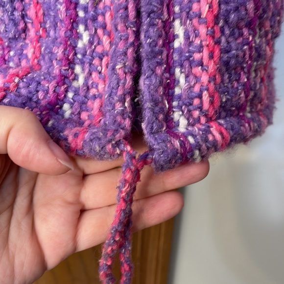 ECUADORIAN CLOTHING COMPANY UEC Girls Size 8 Handmade Pink Purple Zipper Jacket - Picture 6 of 10